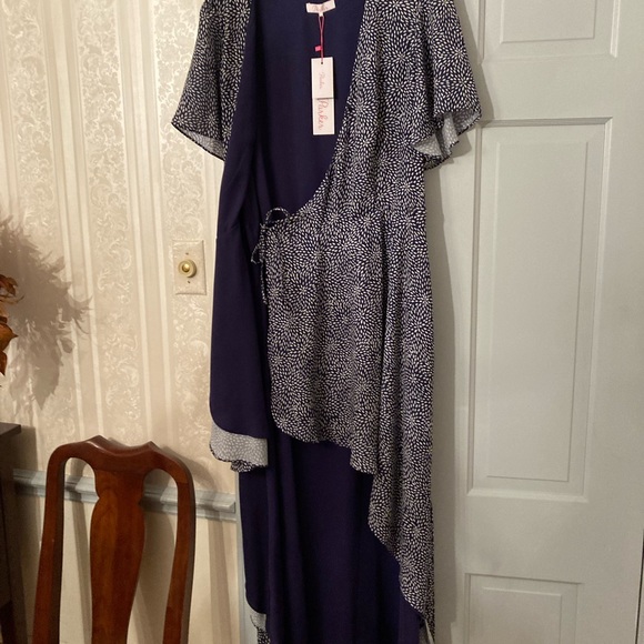 NWT Parker hi lo wrap around dress - Picture 5 of 7